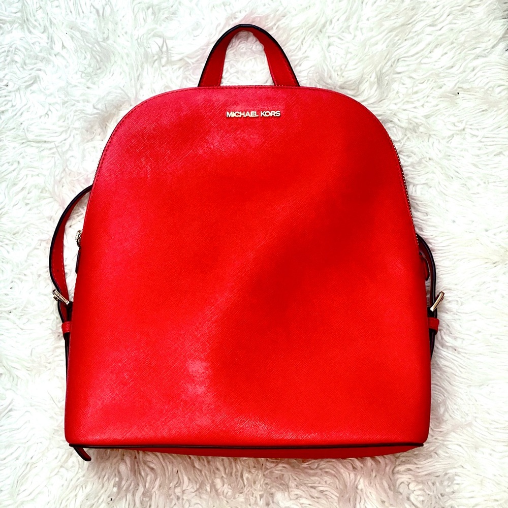 Michael Kors Coral Minimalist Backpack